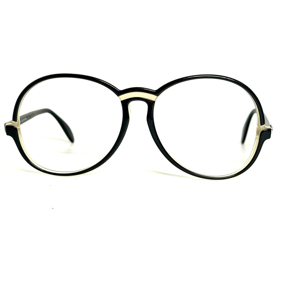 Silhouette Mod 613 Col 515 130 Vintage Oversized Round Eyeglasses Austria Black